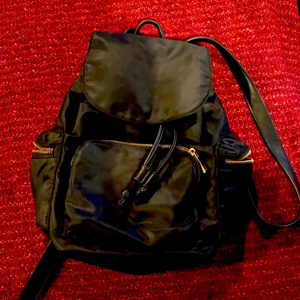 Small black backpack